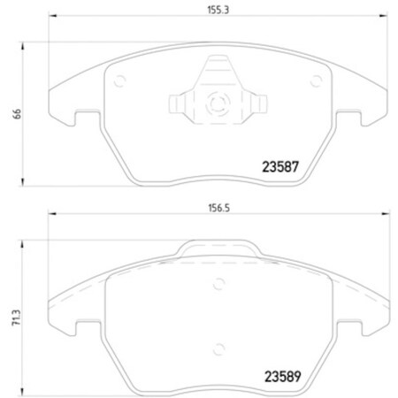 Pagid Brakes Vw Jetta 15-11 Brake Pad Set-D, 355014511 355014511